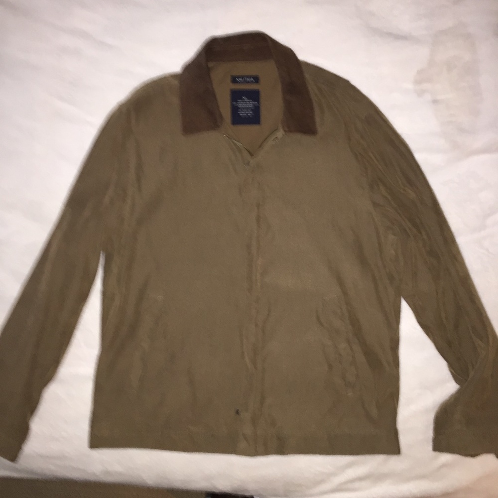 Men's Nautica XL Brown Windbreaker Jacket